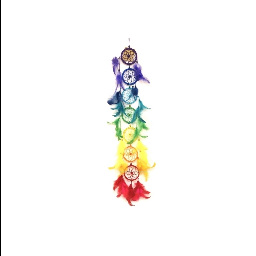 7 chakra dream catcher and 7 chakra bracelet